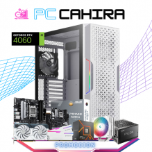 PC CAHIRA / AMD RYZEN 5 7600 / RTX 4060 / 32GB RAM DDR5 / 1TB SSD M.2 NVME / DISIPADOR DE TORRE ARGB / FUENTE 650W 80+ BRONZE / PROMOCION