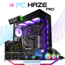 PC HAZE PRO / INTEL CORE I9-13900K / RTX 4080 / 32GB RAM DDR5 / 2TB SSD M.2 NVME / ENFRIAMIENTO LIQUIDO 360MM / FUENTE 1000W 80+ GOLD / PROMOCION