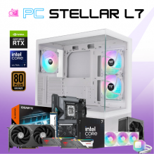 PC STELLAR L7 / INTEL CORE ULTRA 7 265K / RTX 5060 TI 16G / 32GB RAM DDR5 / 2TB SSD NVME / ENFRIAMIENTO LIQ 360MM / FUENTE 750W 80+ BRONZE / W11 PRO / PROMOCION