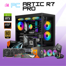 PC ARTIC R7 PRO/ AMD RYZEN 7 7800X3D / RTX 5070 TI 16G / 32GB RAM DDR5 / 2TB SSD NVME / ENFRIAMIENTO LIQ 360MM / FUENTE 850W 80+ GOLD / W11 PRO / PROMOCION