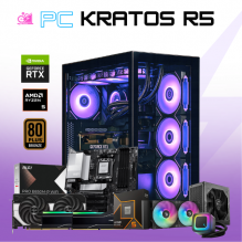 PC KRATOS R5 / AMD RYZEN 5 9600X/ RTX 5070 / 32GB RAM DDR5 / 1TB SSD NVME / ENFRIAMIENTO LIQ 240MM / FUENTE 750W 80+ BRONZE / W11 PRO / PROMOCION