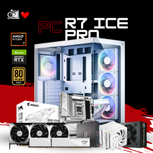 AMD PC R7 ICE PRO / AMD RYZEN 7 7700X / RTX 5070 TI 16G / 32GB RAM DDR5 / 1TB SSD NVME / DISIPADOR DE TORRE DOBLE FAN / FUENTE 850W 80+ GOLD / W11 PRO / PROMOCION
