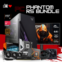 PC PHANTOM R5 BUNDLE / AMD RYZEN 5 7600 / RADEON RX 7600 / 32GB RAM DDR5 / 1TB SSD NVME / B840M/ WIFI /BLUETOOTH / FUENTE 700W 80+ BRONZE / W11 PRO / INCLUYE MONITOR 23.8" FHD 144HZ/ PROMOCION