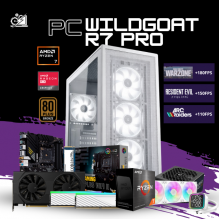 PC WILDGOAT R7 PRO / AMD RYZEN 7 5700X/ RADEON RX 9060 XT 16G / 32GB RAM / 1TB SSD NVME / ENFRIAMIENTO LIQ 360MM / FUENTE 750W 80+ BRONZE / W11 PRO / PROMOCION