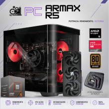 PC ARMAX R5 / AMD RYZEN 5 8400F / RADEON RX 9060 XT 8GB / 16GB RAM DDR5 / 1TB SSD NVME / DISIPADOR DE STOCK / FUENTE 650W 80+ BRONZE/ W11 PRO / PROMOCION