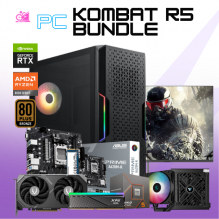 PC KOMBAT R5 / AMD RYZEN 5 8400F / RTX 5060 / 16GB RAM DDR5 / 1TB SSD NVME / DISIPADOR DE TORRE ARGB / FUENTE 750W 80+ BRONZE / W11 PRO / PROMOCION