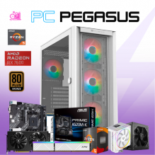 PC PEGASUS / AMD RYZEN 5 5500 / RX 7600 / 16GB RAM / 1TB SSD NVME / DISIPADOR DE TORRE/ FUENTE 750W 80+ BRONZE / W11 PRO / PROMOCION