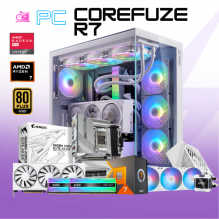 PC CORE FUZE R7 / AMD RYZEN 7 7800X3D/ RADEON RX 9070XT 16G / 32GB RAM DDR5 / 2TB SSD NVME / ENFRIAMIENTO LIQ 360MM / FUENTE 850W 80+ GOLD / W11 PRO /  PROMOCION