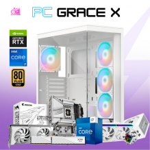 PC GRACE X / INTEL CORE I7-14700F / RTX 5070 12G / 32GB RAM DDR5 / 2TB SSD NVME / FUENTE 850W 80+ GOLD / ENFRIAMIENTO LIQ 240MM / W11 PRO / PROMOCION