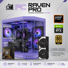 PC RAVEN PRO / AMD RYZEN 7 9700X / RTX 5070  / 24GB RAM DDR5 / 1TB SSD NVME / B650 / ENFRIAMIENTO LIQUIDO 240MM / FUENTE 850W 80+ GOLD / W11 PRO / PROMOCION