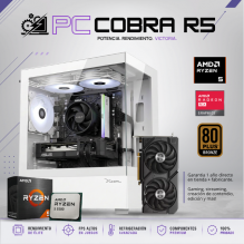PC COBRA R5 / AMD RYZEN 5 5500 / RADEON RX 7600 / 16GB RAM / 500GB SSD NVME / A520M / FUENTE 650W 80+ BRONZE / W11 PRO / PROMOCION
