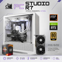 PC STUDIO R7 / AMD RYZEN 7 5700X / RTX 5060 TI 16G / 32GB RAM / 1TB SSD NVME / ENFRIAMIENTO LIQ 240MM / FUENTE 850W 80+ GOLD / B550M WIFI Y BT/ W11 PRO / PROMOCION