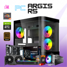 PC ARGIS R5 / AMD RYZEN 5 5500 / RTX 5060 / 32GB RAM/ 1TB SSD NVME / DISIPADOR DE TORRE / A520M / FUENTE 650W 80+ BRONZE / W11 PRO / PROMOCION