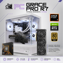 PC GRACE PRO R7 / AMD RYZEN 7 9700X / RTX 5070 TI / 32GB RAM DDR5/ 1TB SSD NVME / ENFRIAMIENTO LIQ 240MM / FUENTE 850W 80+ GOLD / B650 / W11 PRO / PROMOCION