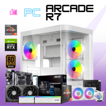 PC ARCADE R7 / AMD RYZEN 7 5800X / RTX 5060 TI 16G / 32GB RAM / 1TB SSD NVME / ENFRIAMIENTO LIQ 240MM / FUENTE 750W 80+ BRONZE / W11 PRO / PROMOCION