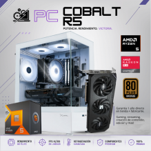 PC COBALT R5 / AMD RYZEN 5 7600X3D / RADEON RX 9060 XT / 32GB RAM DDR5/ 1TB SSD NVME / FUENTE 650W 80+ BRONZE / DISIPADOR DE TORRE / W11 PRO / PROMOCION