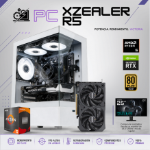 PC XZEALER R5 / AMD RYZEN 5 5500 / RTX 5060 / 16GB RAM DDR4 / 1TB SSD / A520M / FUENTE 650W 80+ BRONZE / W11 PRO / PROMOCION