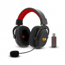 Diadema Gamer Redragon ZEUS PRO H510 / Inalámbricos / Sonido envolvente 7.1 / Controladores de Audio de 53 mm en Almohadillas Para Orejas de Espuma Viscoelástica / H510-PRO