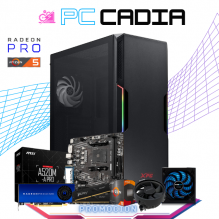 PC CADIA / AMD RYZEN 5 5500 / RADEON PRO WX 3200 / 16GB RAM / 500GB SSD M.2 NVME / DISIPADOR DE STOCK / FUENTE 650W 80+ BRONZE/ PC PARA DISEÑO/ PROMOCION