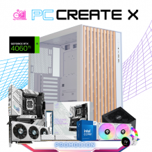 PC CREATE X / INTEL CORE I7-14700F / RTX 4060 TI / 32GB RAM DDR5 / 2TB SSD NVME / ENFRIAMIENTO LIQ 240MM / FUENTE 650W 80+ GOLD / PROMOCION