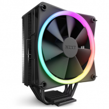 Disipador CPU NZXT T120 Negro RGB/ Enfriador de Aire para CPU / Tubos de Cobre Conductivos / Rodamientos Dinámicos de Fluidos / Compatibilidad AMD e Intel / RC-TR120-B1